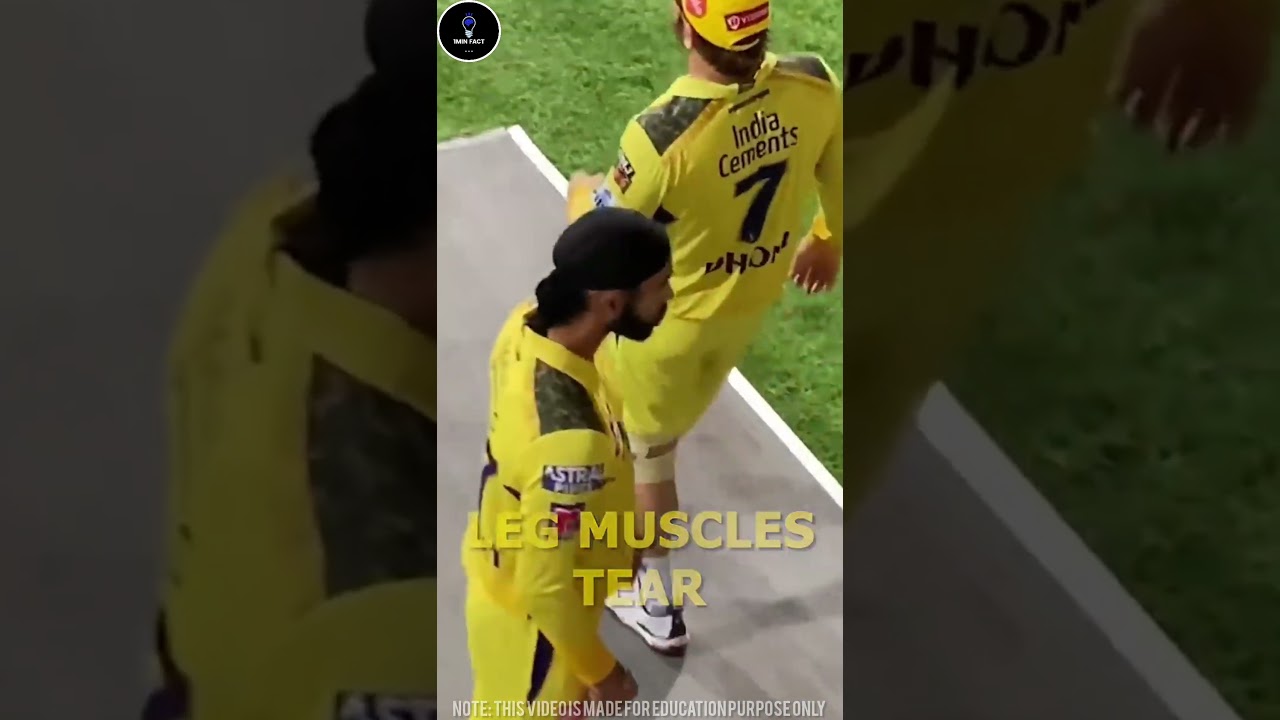 MS Dhoni &ndash;(injury)😭Sacrifice of a True Legend!#dhoni #csk  #cricket #shorts
