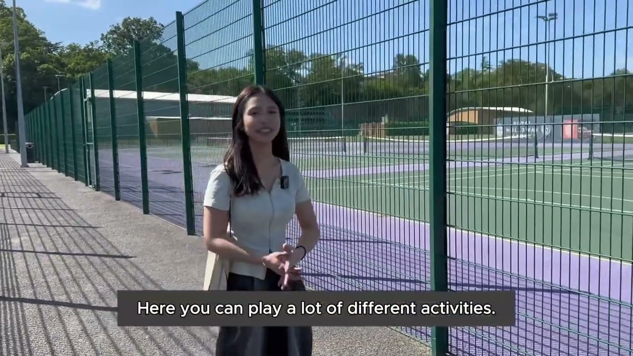 Explore the Sport Centre at Royal Holloway with an international student (English)