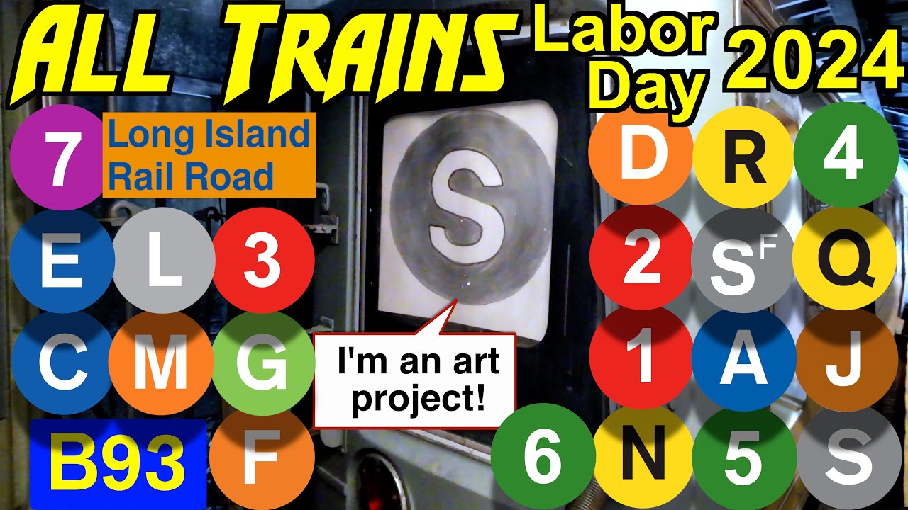 EVERY TRAIN in NYC - Labor Day 2024 | SHENANIGANS