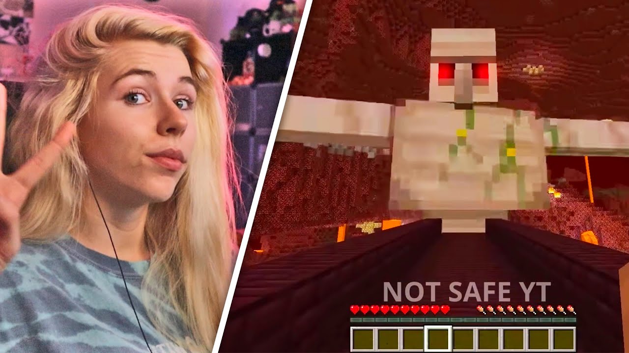 EISENGOLEM ZERST&Ouml;RT eine MINECRAFT WELT! Elinski REAGIERT