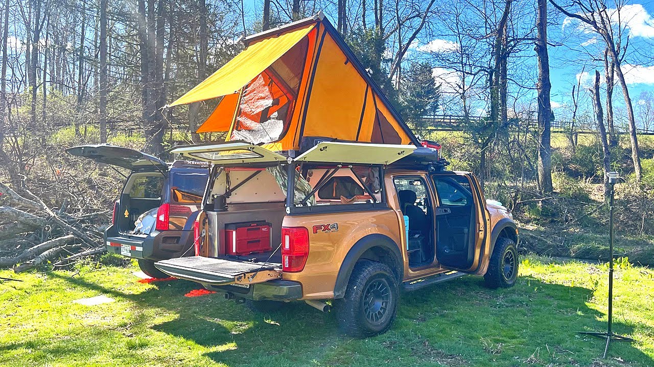 Этот Ford Ranger — настоящий дом на колёсах! С кемпером Go Fast Campers Wedge Truck Camper