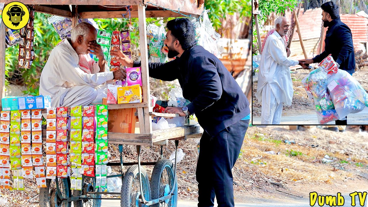 Buying All From Old Street Vendor