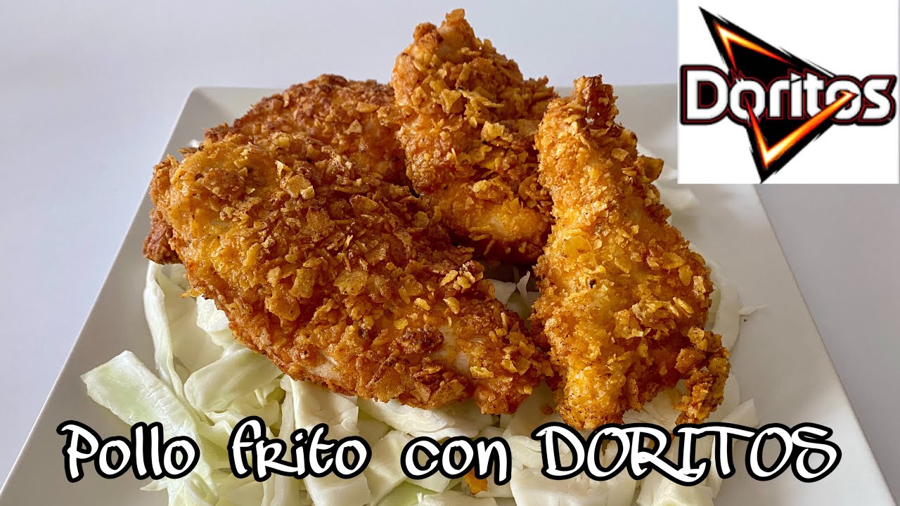 Pollo con Doritos Frito Crujiente y Delicioso!