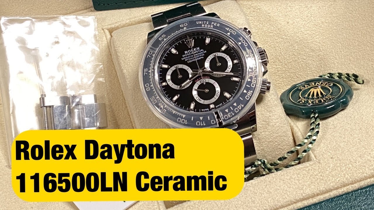 Rolex Daytona 116500LN Unboxing and Review - Ceramic Black Dial