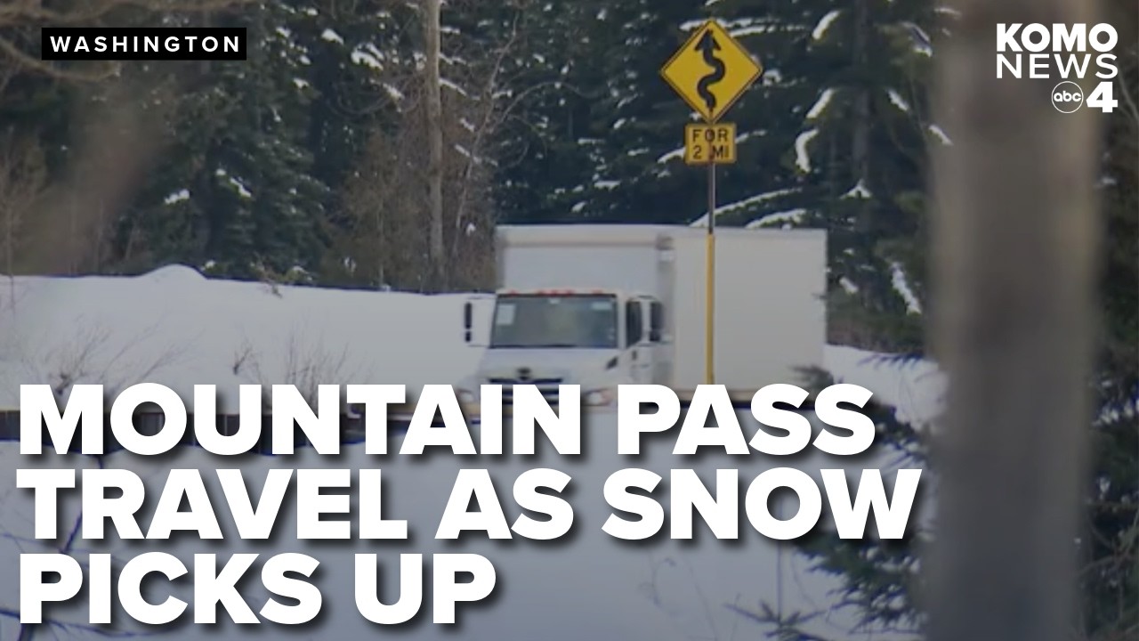 Latest on I-90 mountain pass travel, snow outlook in western Washington Sunday