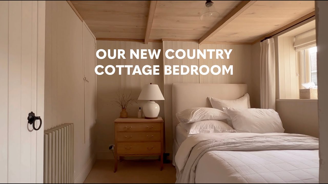 A FULL TOUR OF OUR NEW COUNTRY COTTAGE BEDROOM | DIY Home Projects | TobysHome