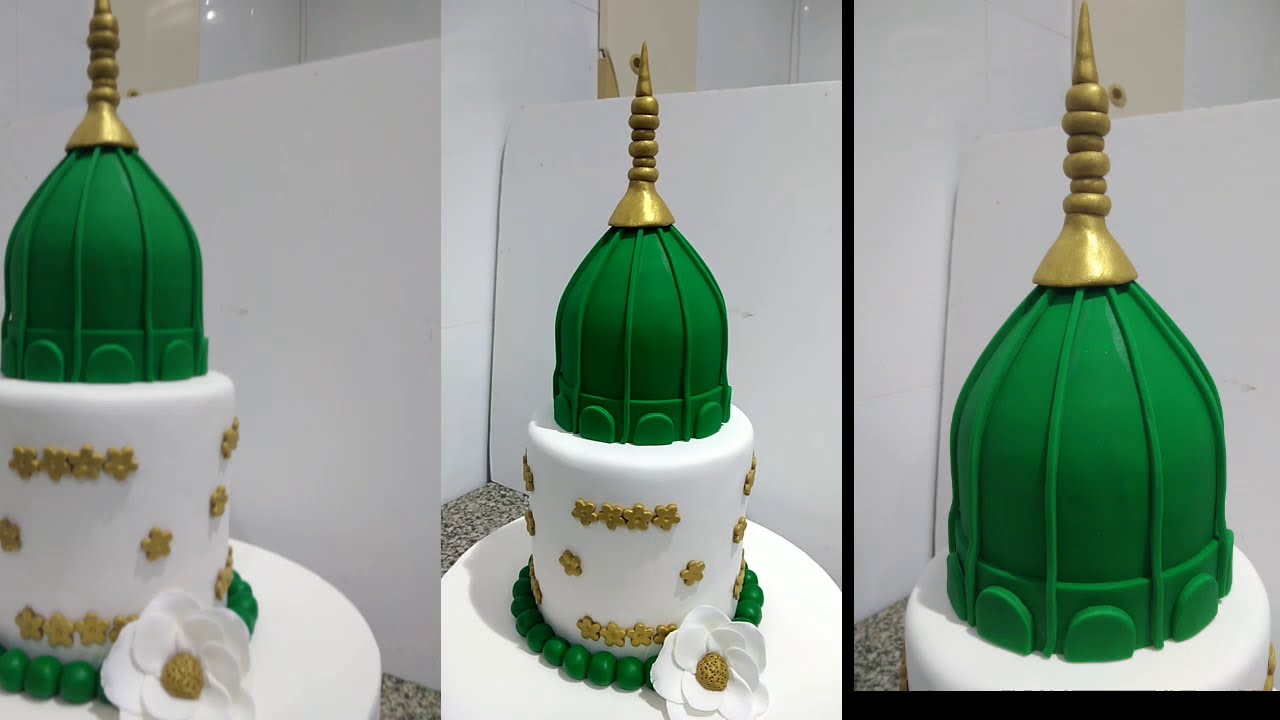 How to make MASJID styro fondant Cake Topper