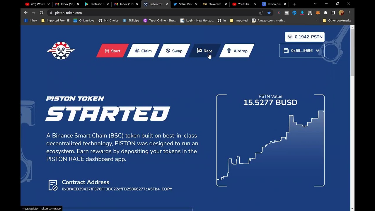 Passice Income: Earn Up to 1% Daily:  Piston Token