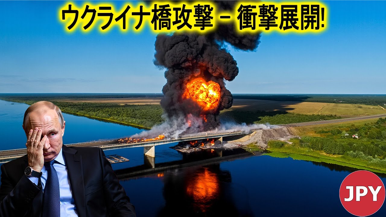 ウクライナ戦闘機がロシアの重要な橋を奇襲破壊！その直後、まさかの展開が&hellip; | JPY 軍隊