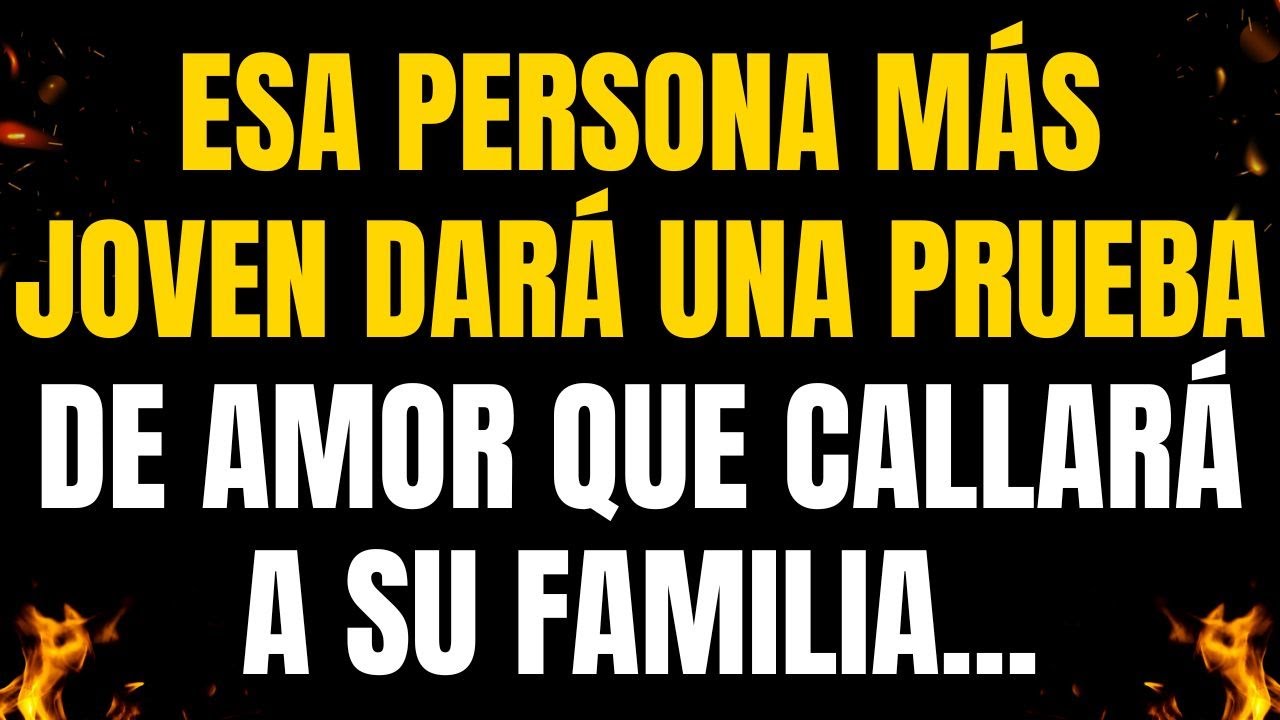 💌❤️¡MENSAJES DE LOS ÁNGELES PARA TI! ESA PERSONA MÁS JOVEN DARÁ UNA PRUEBA DE AMOR QUE CALLARÁ A SU