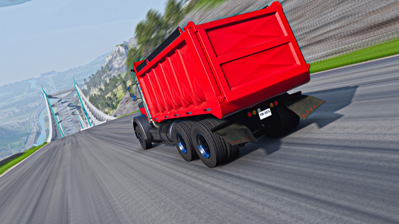 FULL THROTTLE Down The INSANE Long Downhill – No Brakes! | BeamNG.drive