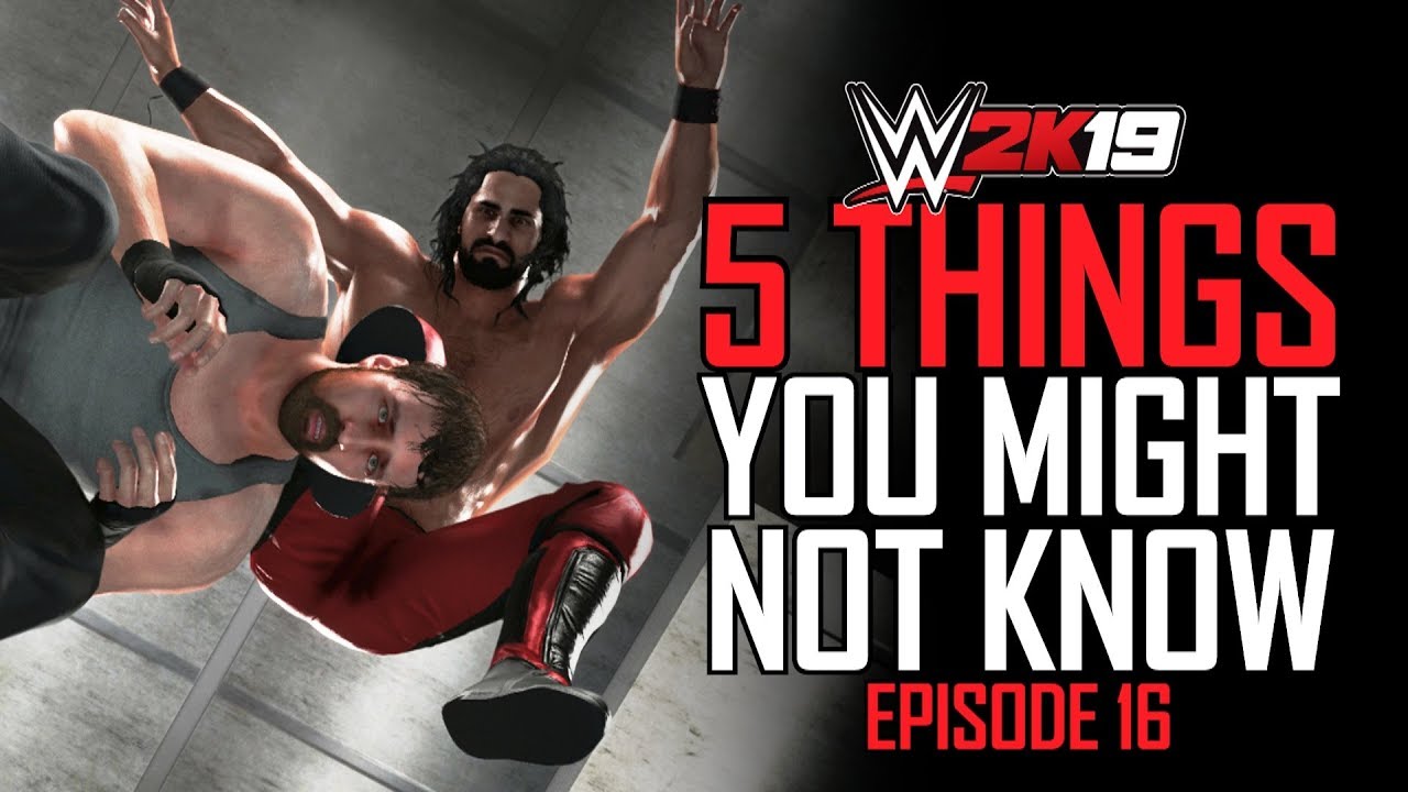 WWE 2K19 5 Things You MIGHT Not Know! #16 (Catapult Curb Stomp, 619 Outta Nowhere & More)
