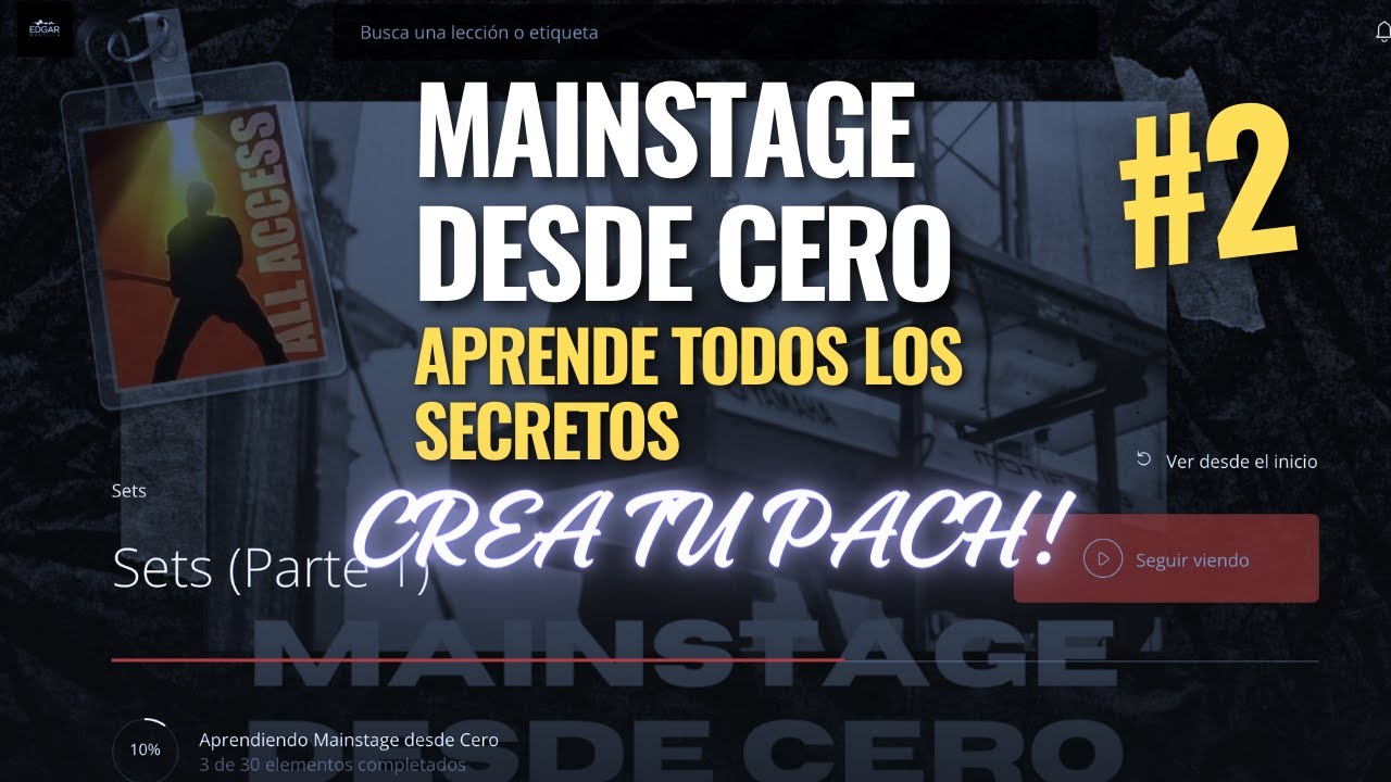 MAINSTAGE - CREANDO UN CONCIERTO DESDE CERO -RAPIDO CON CURSO GUIADO EN LA DESCRIPCION #mainstage