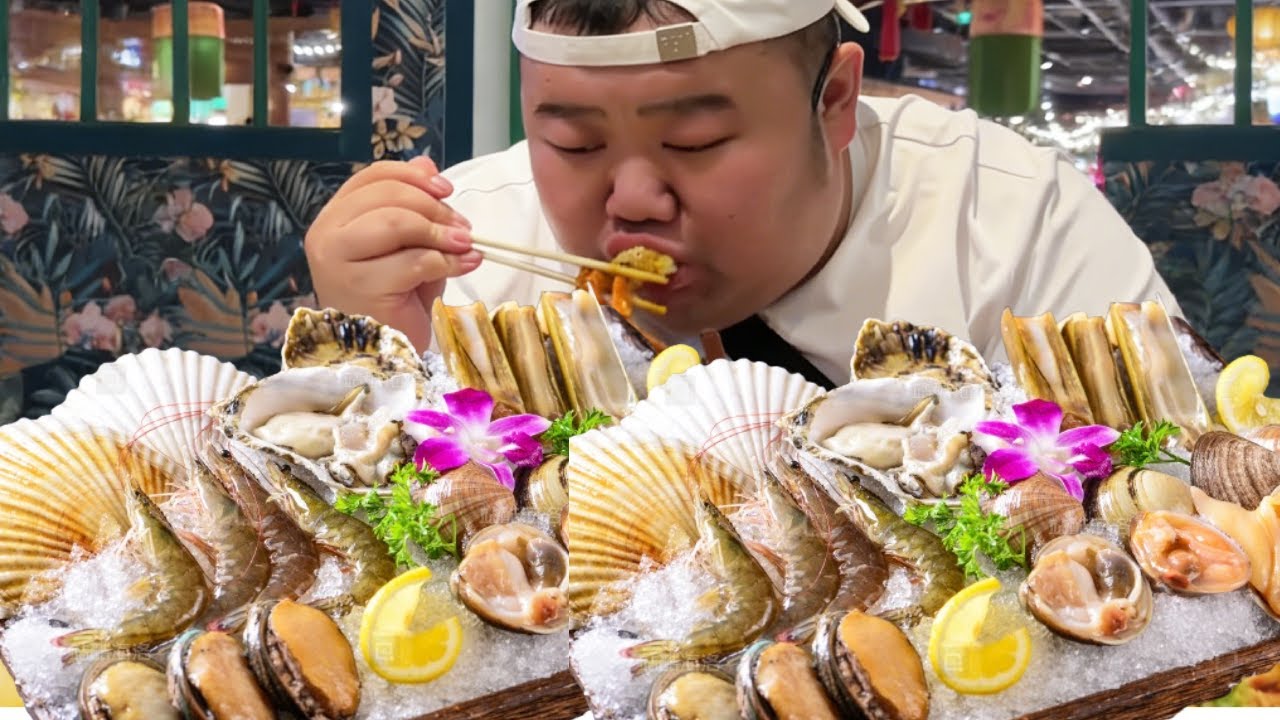 【泰國旅遊】花胖帶粉絲前往泰國七日遊，食宿全包品嚐泰國美食，螃蟹大蝦鮮嫩滑脆超級美味！ ｜Food Challenge【櫻木花胖】