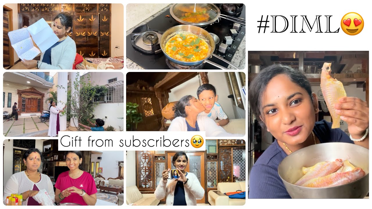 Gifts from SUBSCRIBERS 🎁🥹||#DIML ~ SPURTHI VLOGS||