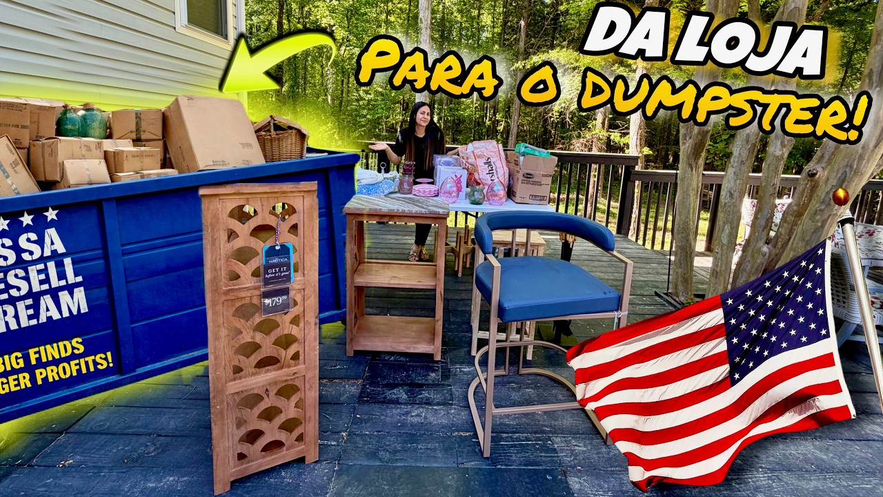 Da loja para o dumpster!