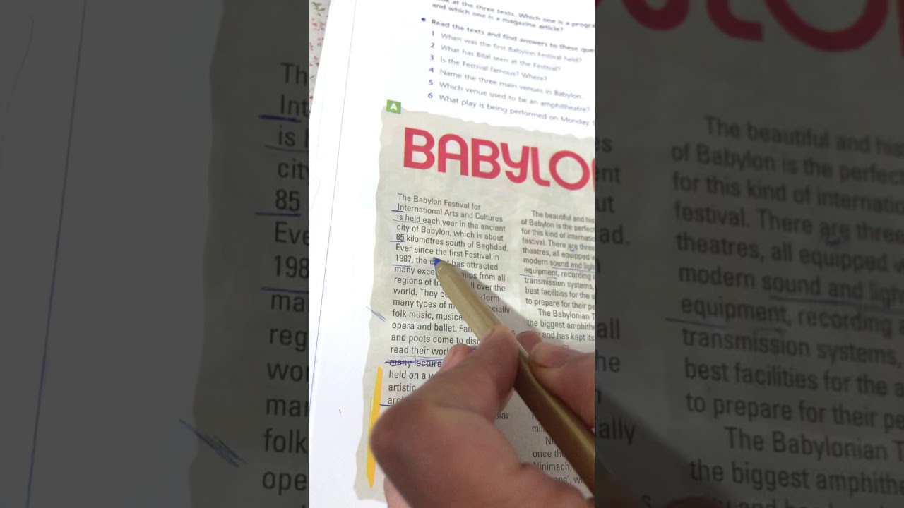 Babylon Festival Unit1 lesson 8