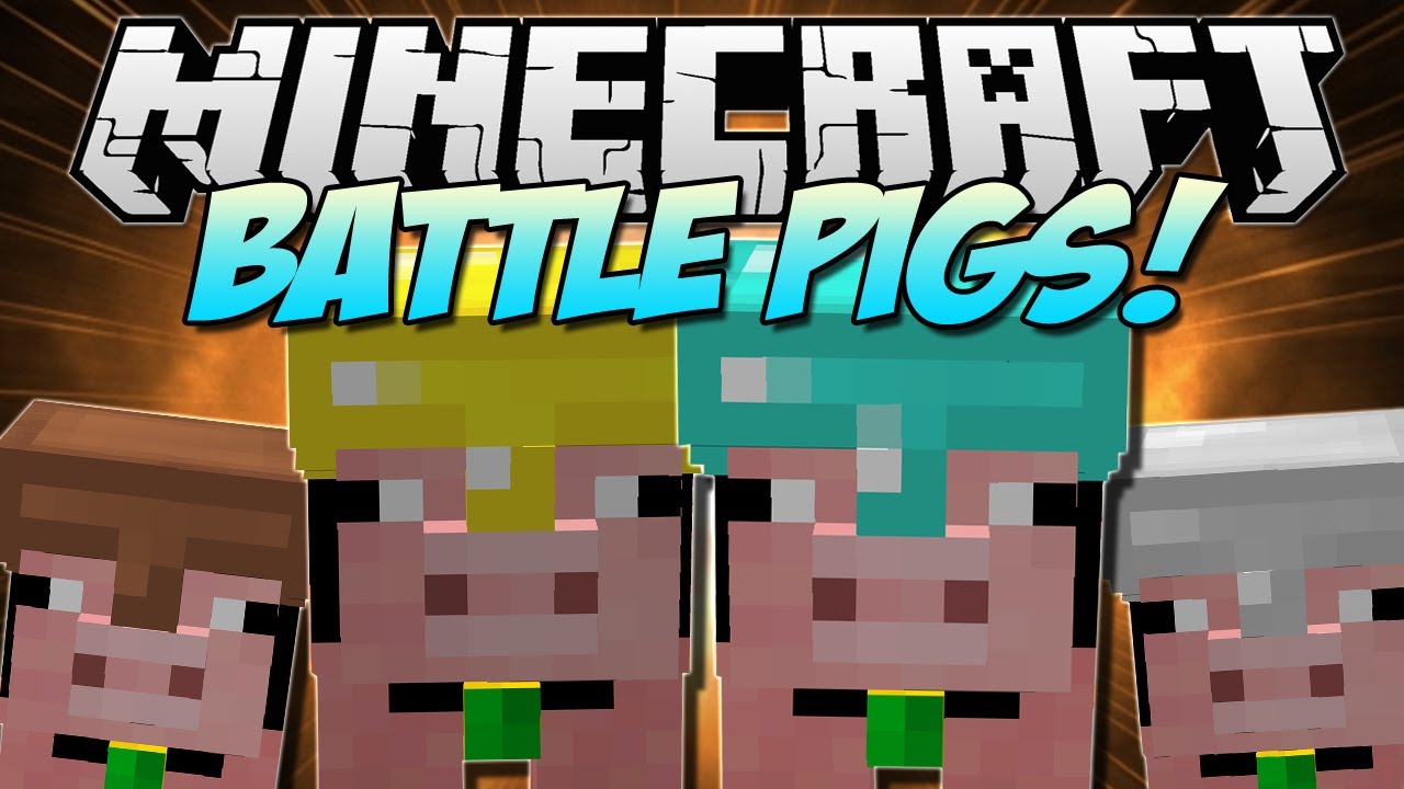 Minecraft | BATTLE PIGS! (Pig Companions!) | Mod Showcase [1.5.1]