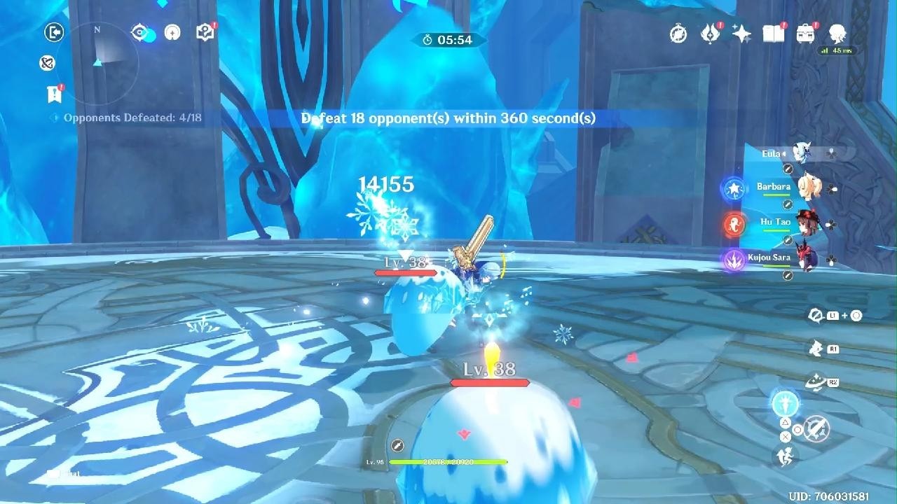Genshin Impact - Domain Of Mastery: Frozen Abyss I (78)