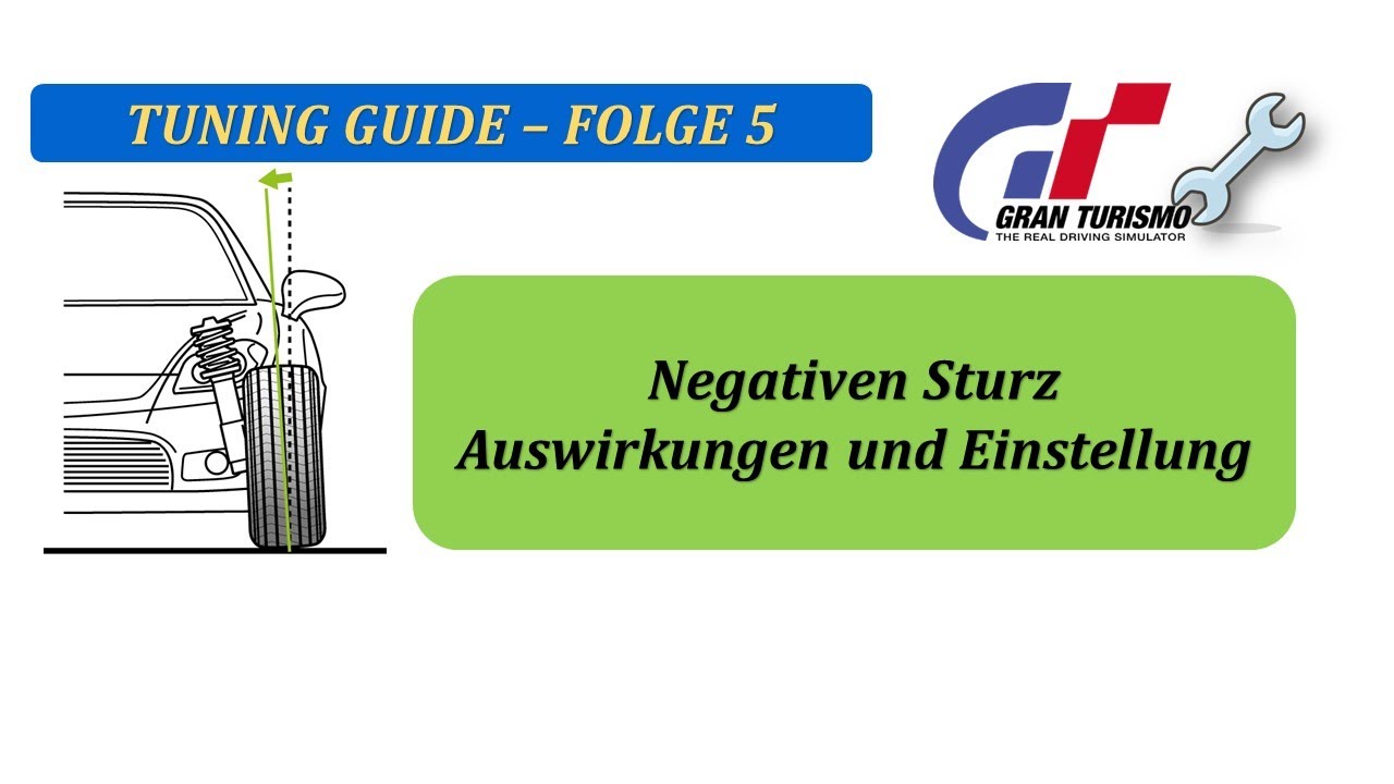 Gran Turismo 7, Tuning Guide, Der negative Sturz, Auswirkungen und Einstellung, #5