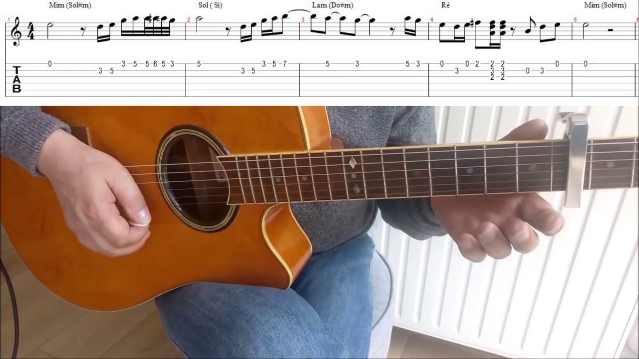 47 ter soleil noir Tuto guitare (tabs)