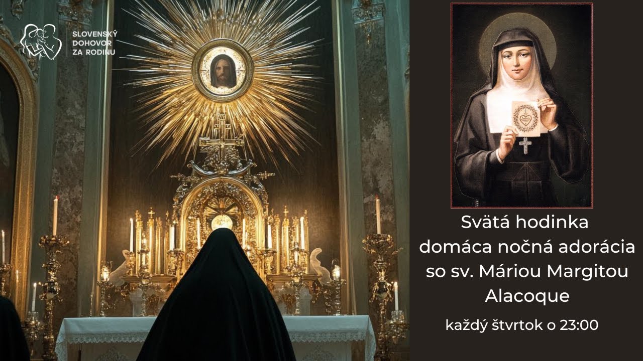 Svätá hodinka – domáca nočná adorácia