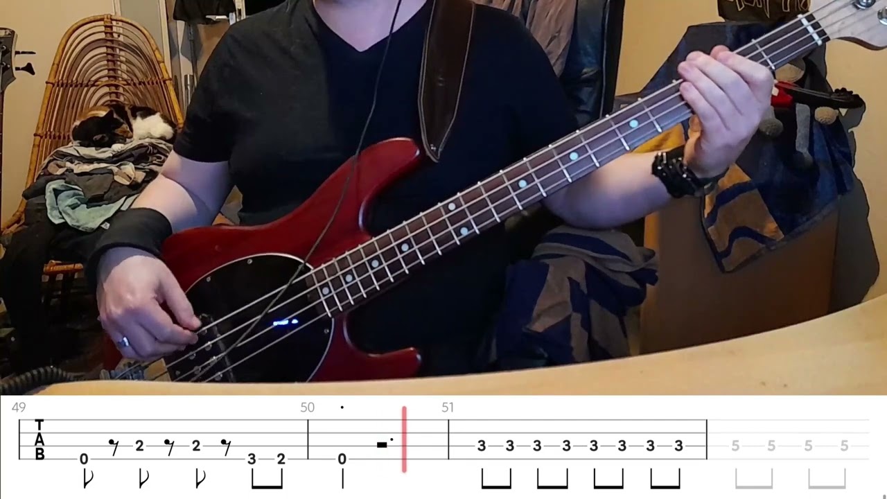 My Chemical Romance - Mama (Bass Cover w/ Bass Tabs)