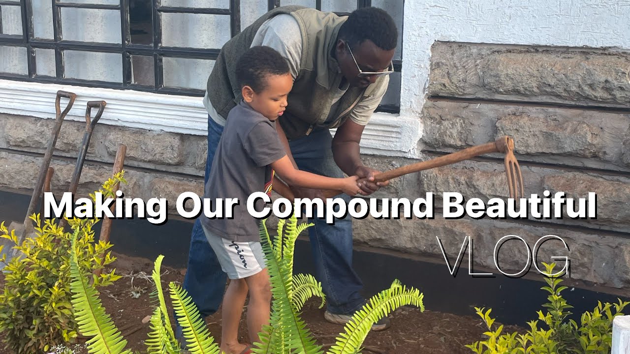 Making our Meru Village Compound Beautiful | We finally have reliable Water | Kenya | Meru | Vlog