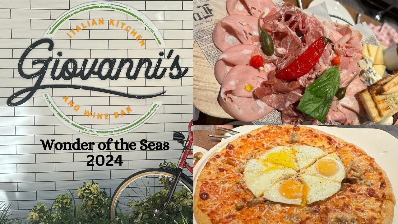 Dining at Giovanni's Italian Kitchen | Royal Caribbean's Wonder of the Seas 2024