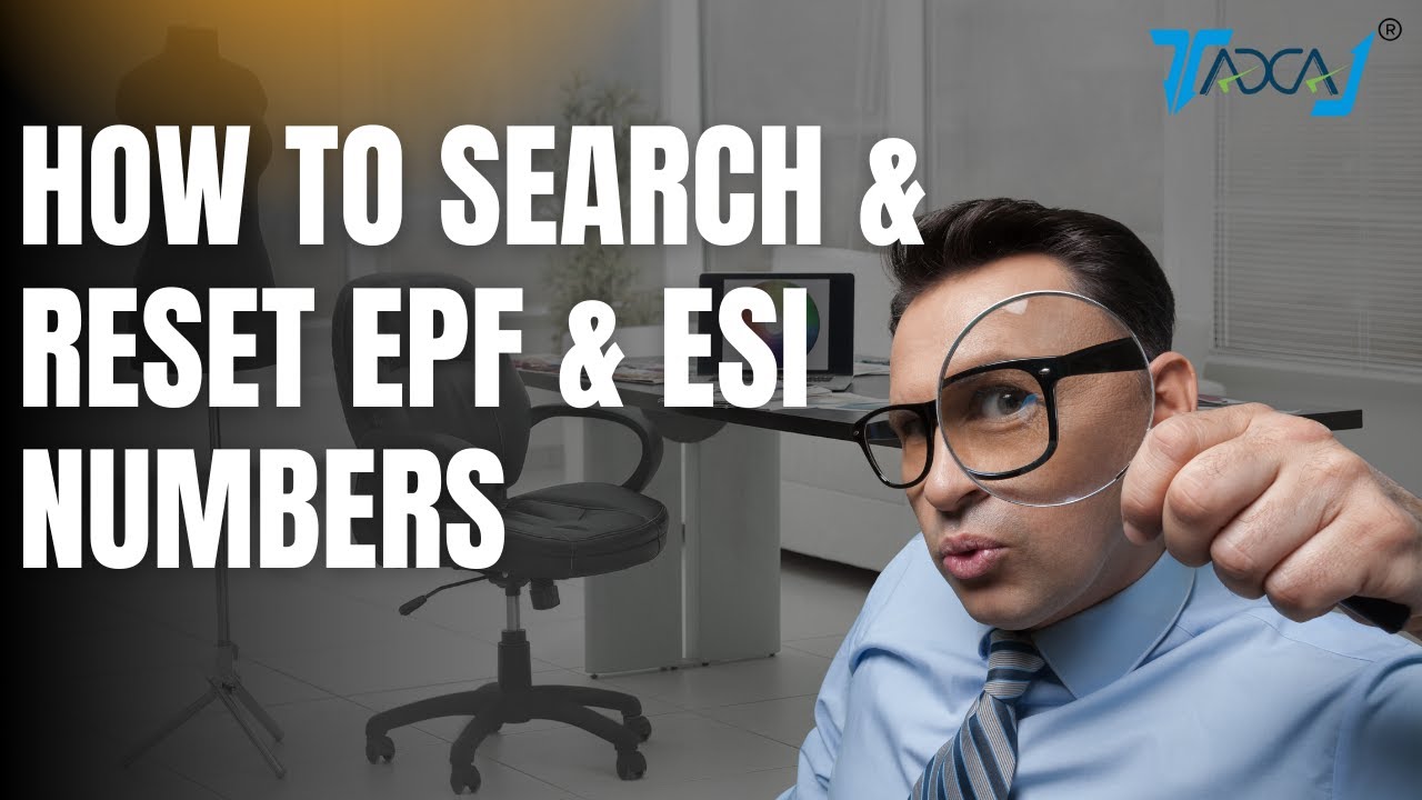 How To Search, Reset and Login to EPF & ESI Portal by Company Name | Find EPF Login for New Company
