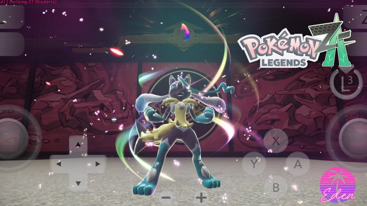Pokemon Legends ZA using Eden emulator on SAMSUNG S20 ULTRA 5G SNAPDRAGON 865
