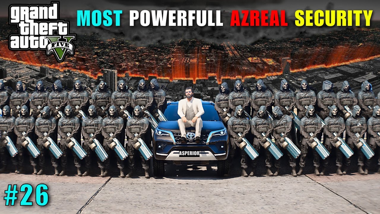 PRESIDENT'S POWERFULL AZRAEL SECURITY FROM CHINA | GTA 5 CINEMATICS GAMEPLAY #26
