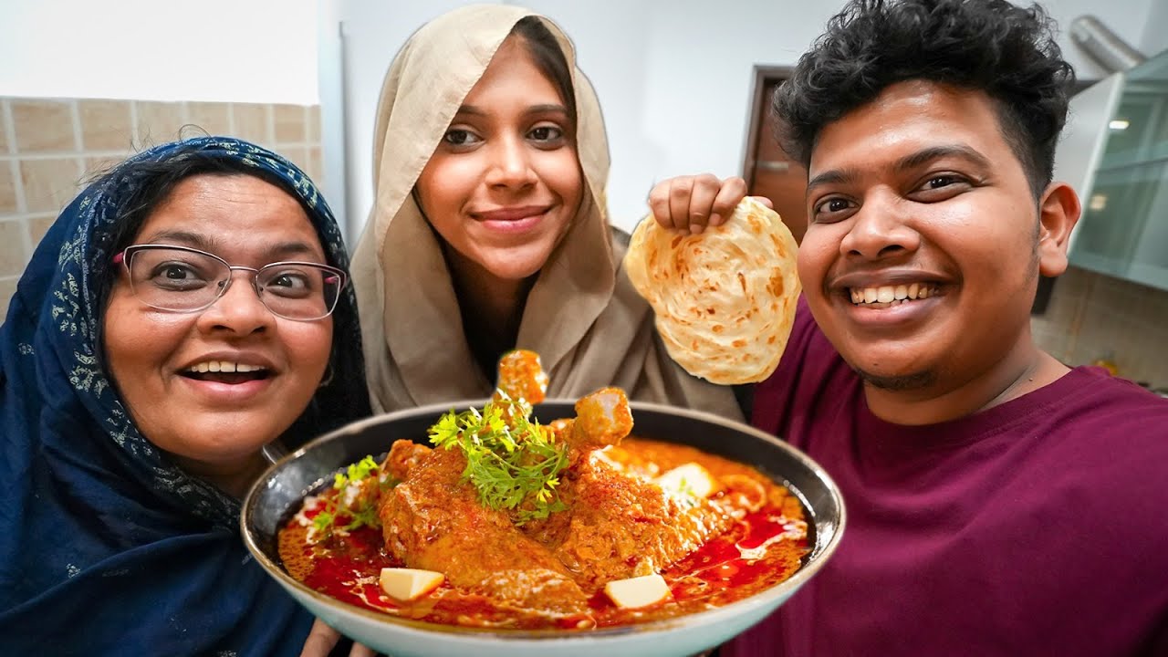 பரோட்டா with Butter சிக்கன் ❤ - namma ishtam samayal | Irfan's view 🔥