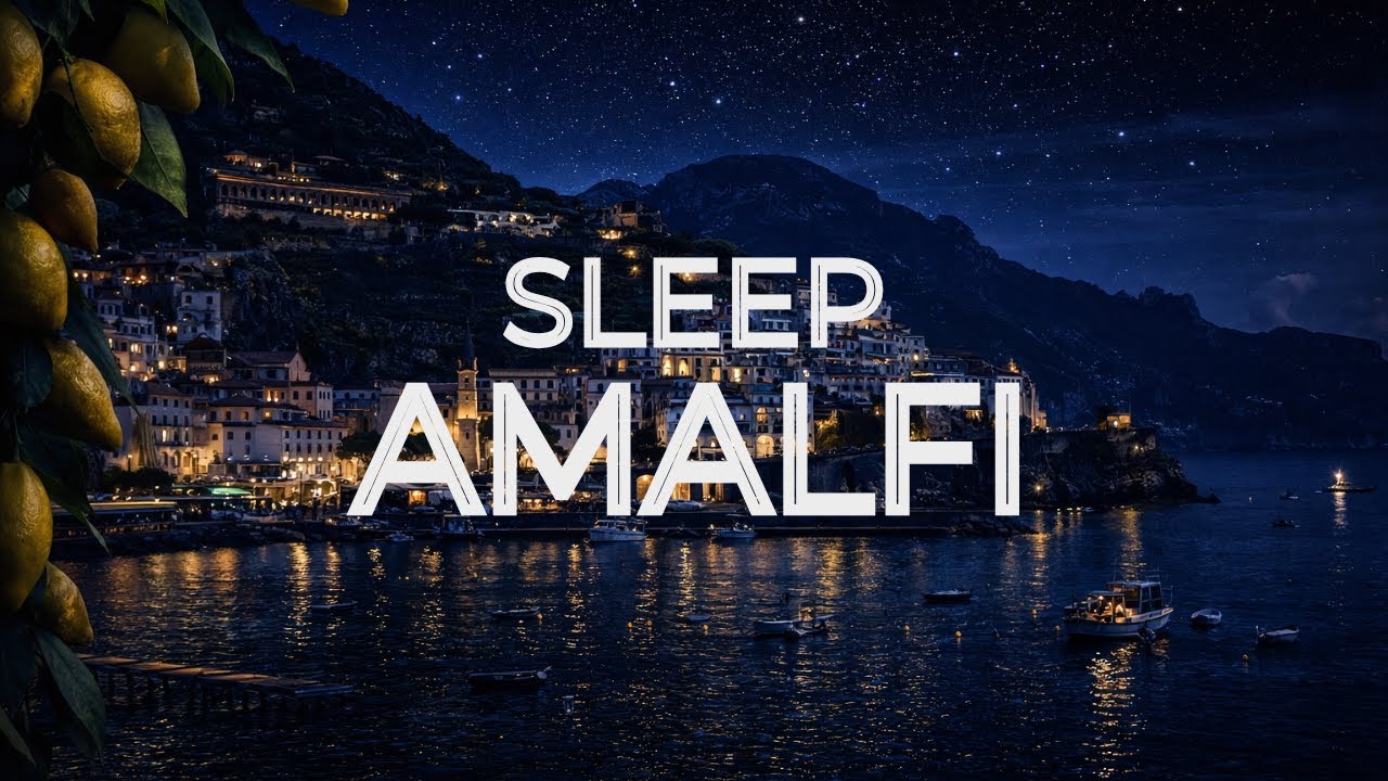Amalfi Coast Sleep Music | 4 Hours Relaxing Italian Music for Deep Sleep & Meditation