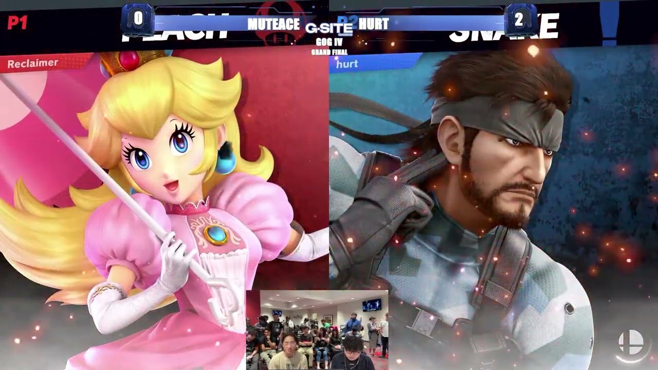 Gauntlet of Glory IV Grand Final - Hurt (Snake) Vs. MuteAce (Peach) Smash Ultimate - SSBU