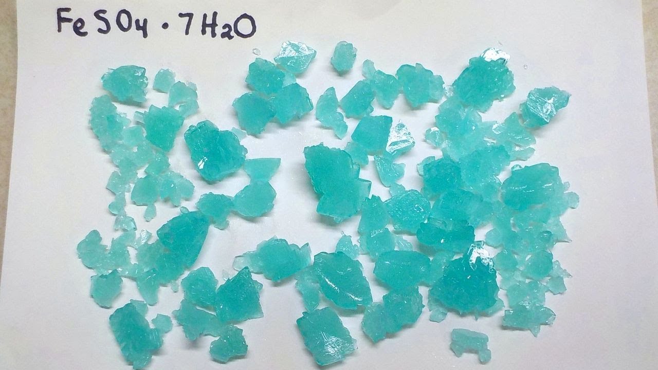 Make Ferrous sulfate and Mohr's salt