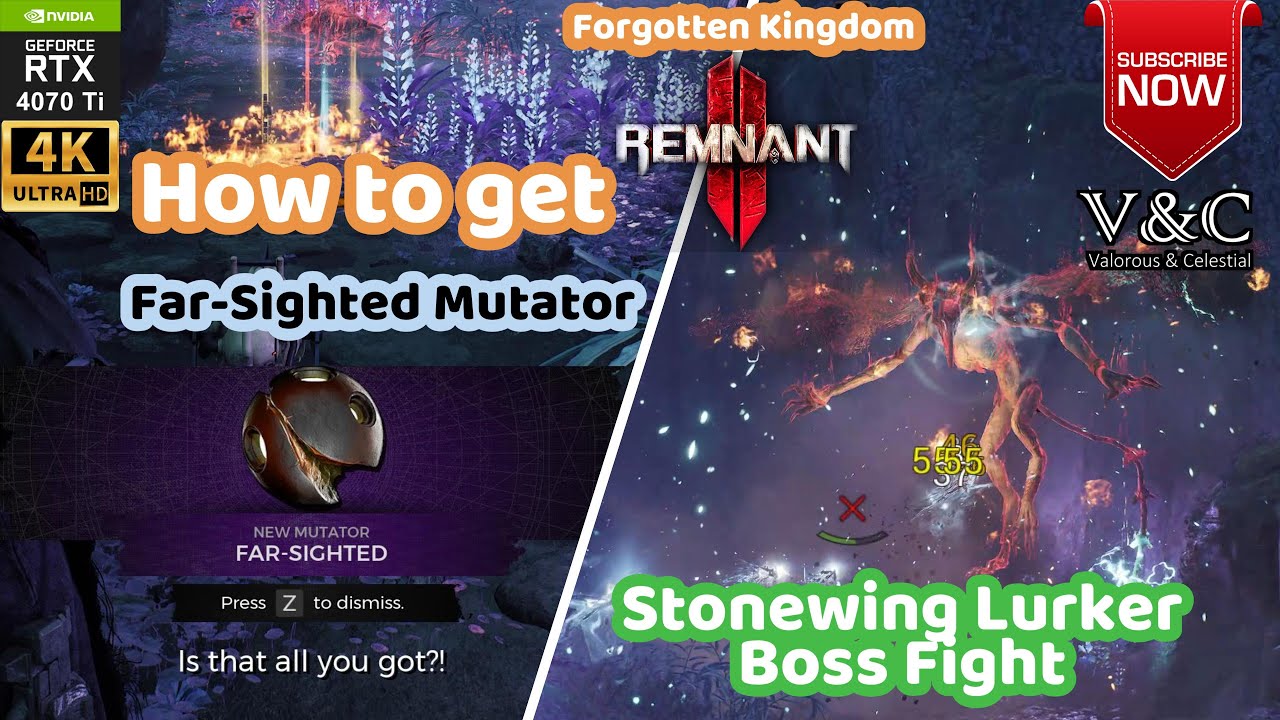 Remnant 2 DLC FK Stonewing Lurker Boss Fight Luminous Vale