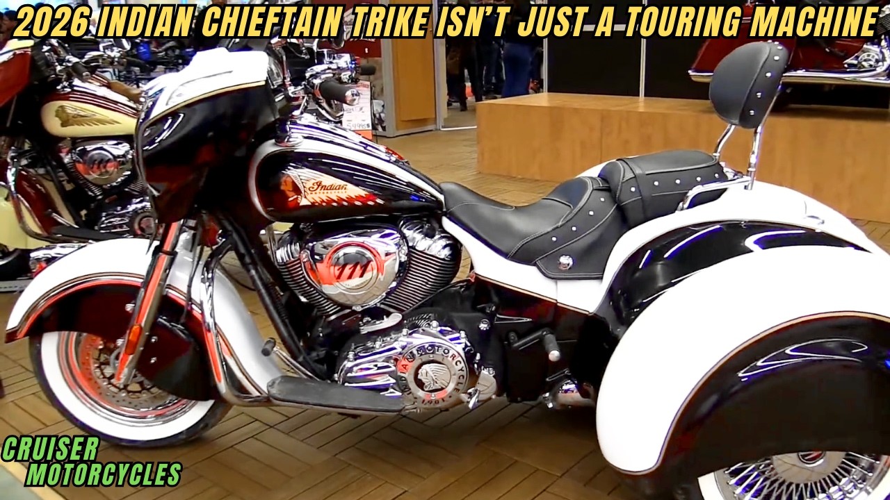 Indian Just Unleashed a MONSTER… 2026 Indian Chieftain Trike Is BRUTAL!