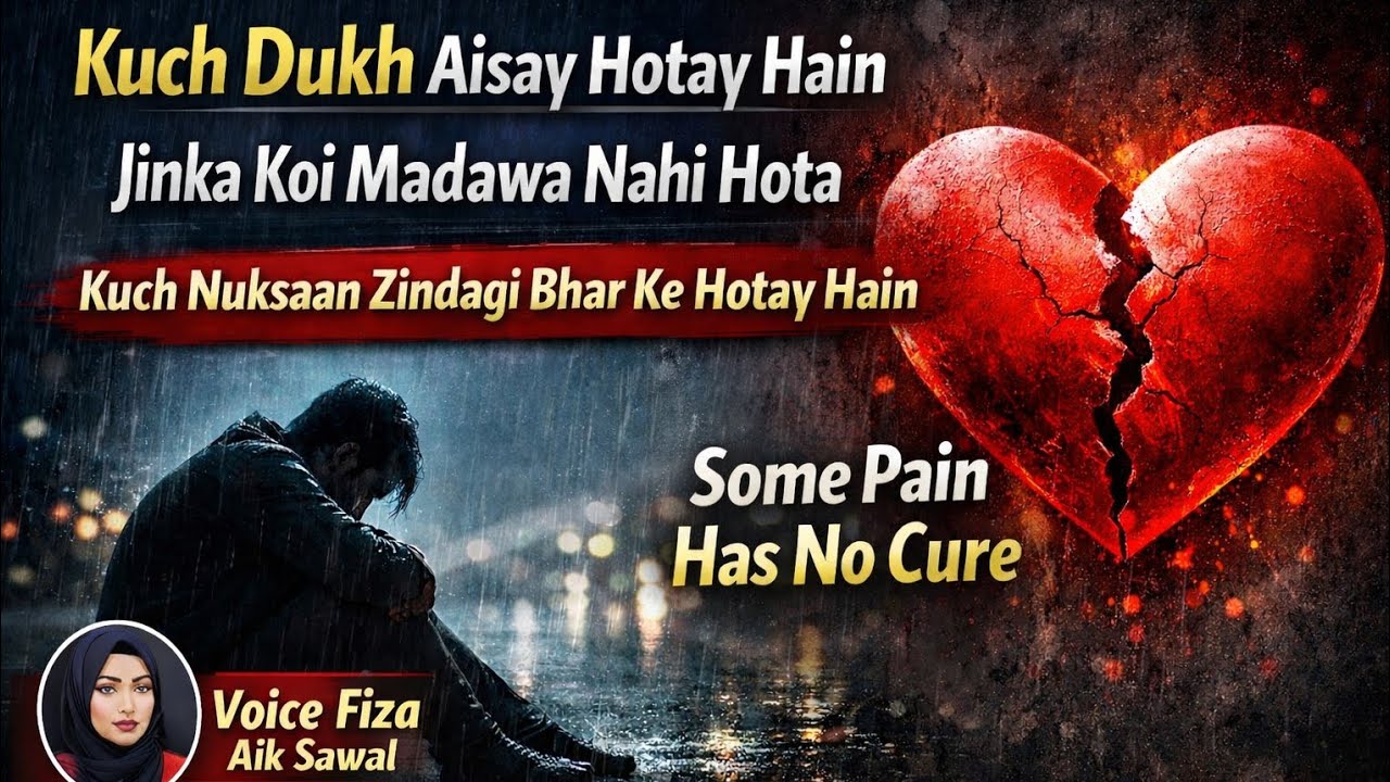 Kuch Dukh Zindagi Bhar Ka Rog Ban Jatay Hain | Heart Touching Reality