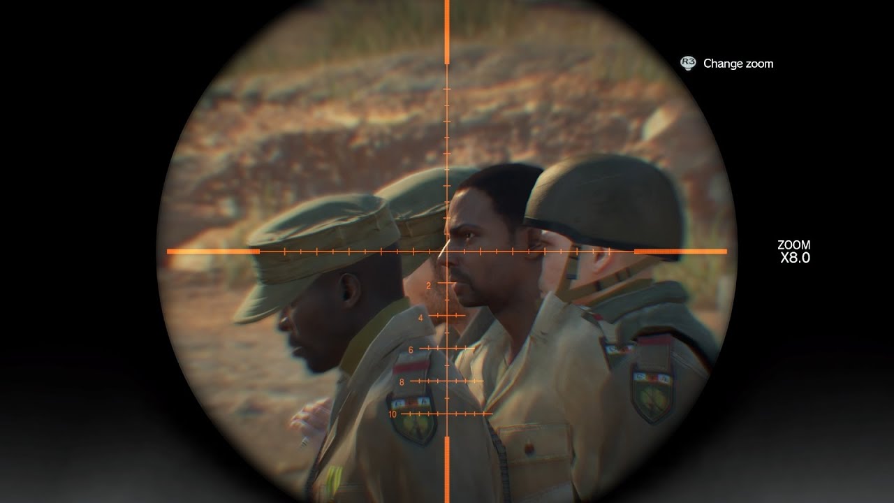 Снайперская стрельба в MGSV недооценена