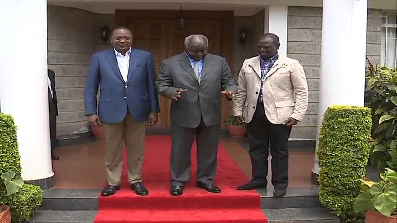 Uhuru, Ruto Meet Kibaki In Nairobi