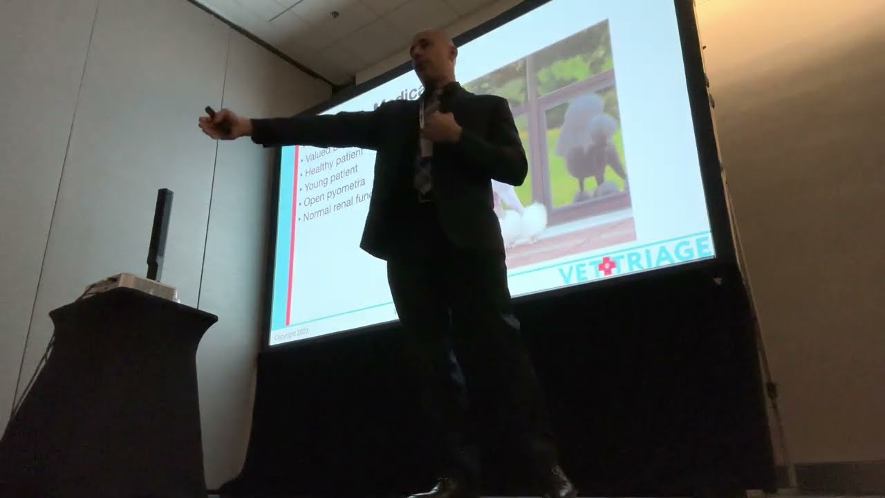 Pyometra / Infected uterus / fetch dvm360 conference March 2023 / Dr. Shadi Ireifej / VetTriage
