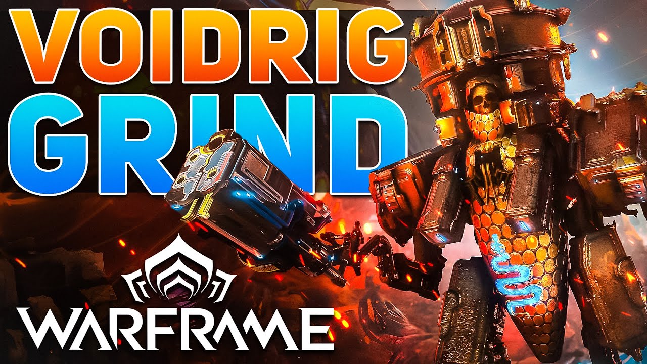 Chat said BUY, I said GRIND... (Necramech Voidrig) | WARFRAME