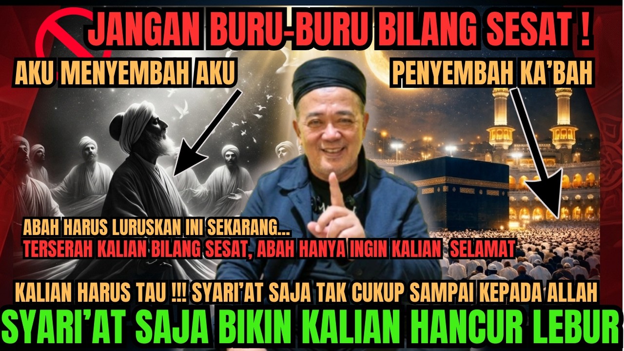 MAAF INI HARUS ABAH LURUSKAN ‼️SYARI'AT TANPA HAKIKAT BIKIN KALIAN HANCUR LEBUR #abahsetu