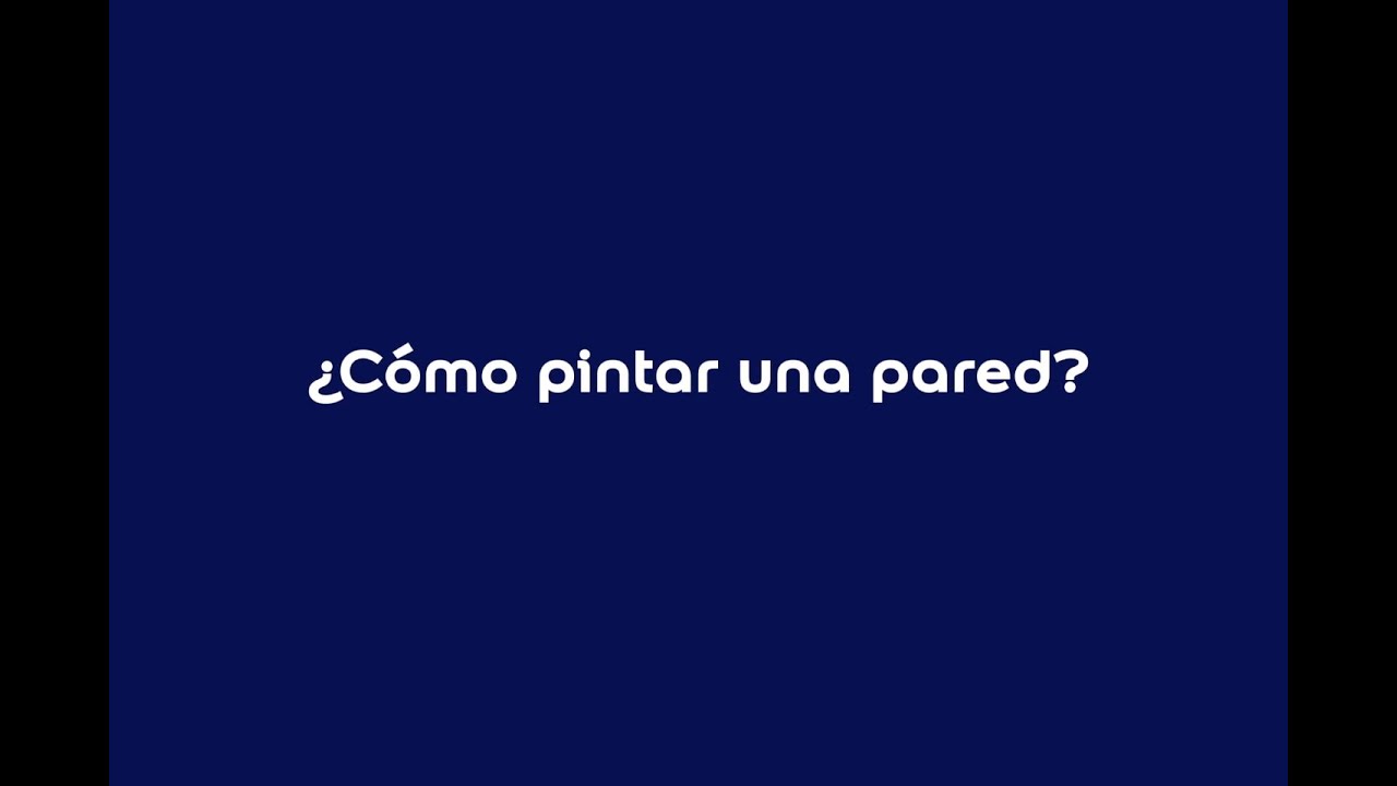 Tutorial: C&oacute;mo pintar paredes interiores.