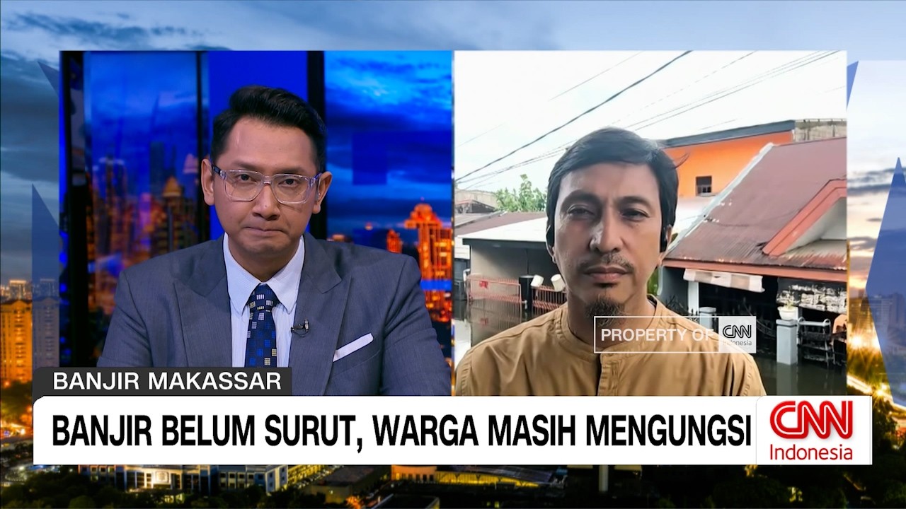Banjir Belum Surut, Ratusan Warga Makassar Masih Mengungsi