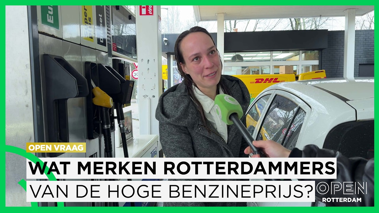 Rotterdammers balen van dure benzine en rijden om voor goedkopere pomp | OPEN VRAAG