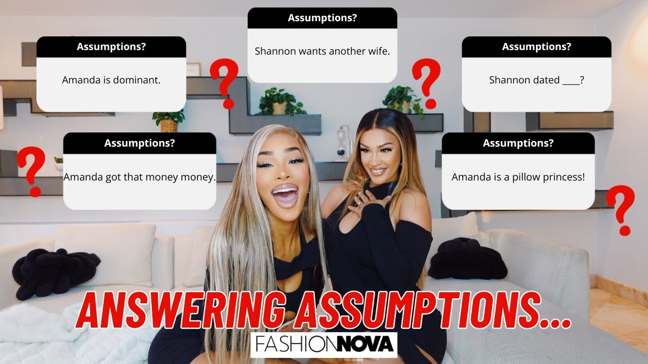 ANSWERING ASSUMPTIONS ABOUT US!! (HILARIOUS) | FASHION NOVA