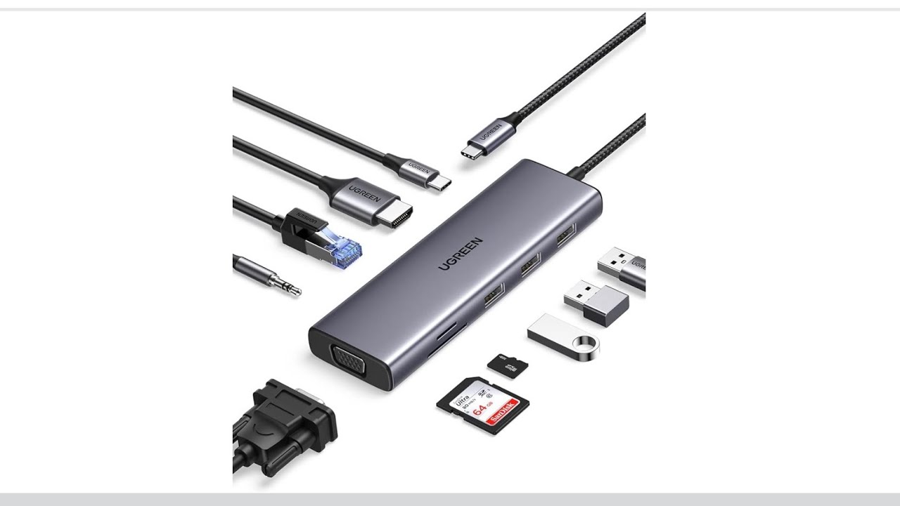 UGREEN 10 in 1 USB C Hub 4K HDMI
