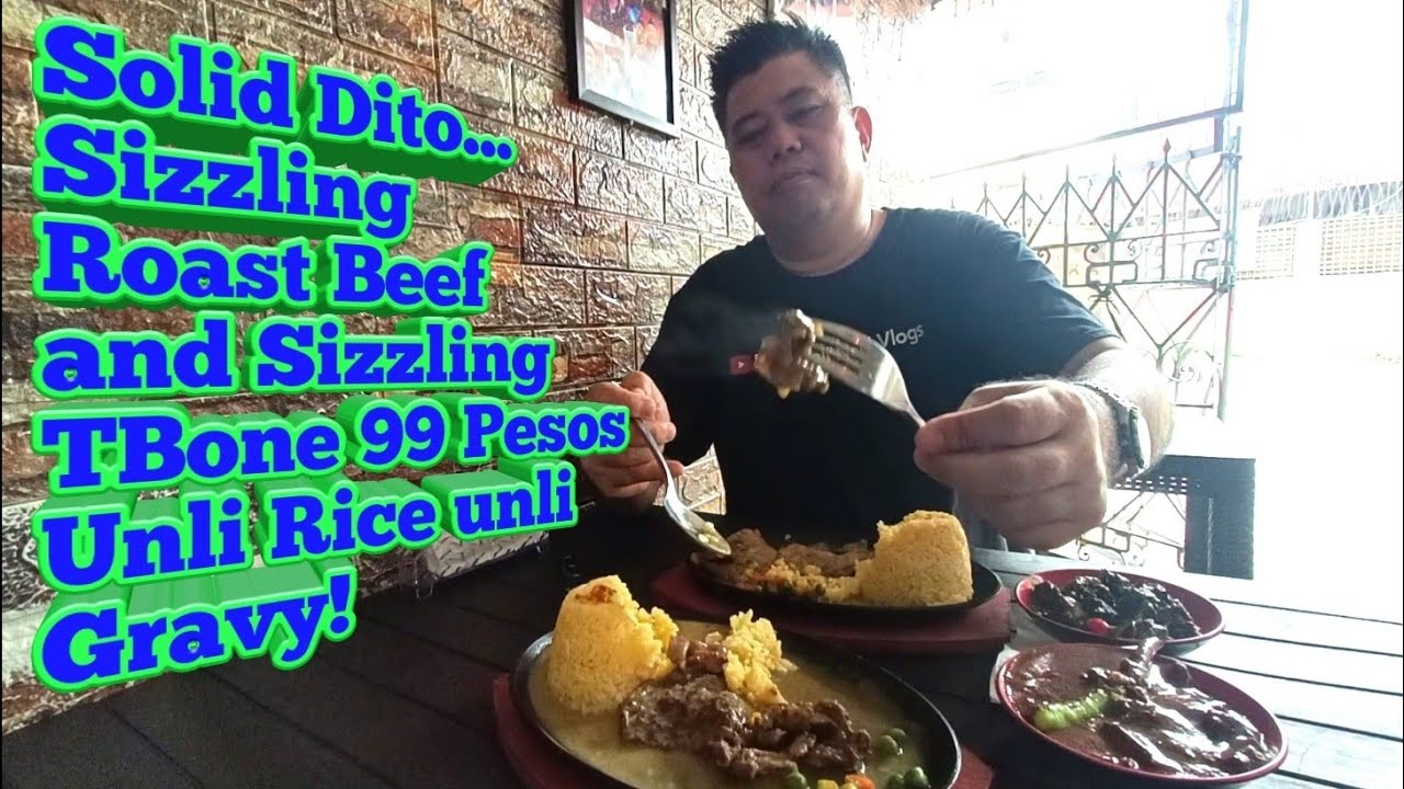 Roast Beef / TBone 99 Pesos Only Unli Rice Unli Gravy at Marami Pang iba Saan ito